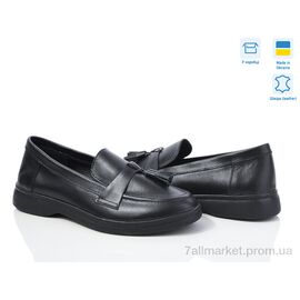 Фотография Туфли женские стильные Весна/осень 316К чорний к. (6 пар р.36-40) "G-Aira" недорого оптом от прямого поставщика