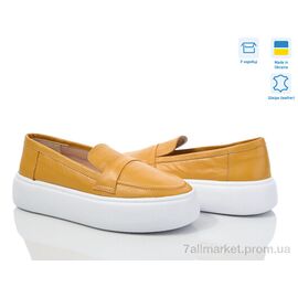 Сліпони жіночі тканинні Весна/осінь 3167Б жовтий к. (6 пар р.36-40) "G-Aira" недорого оптом від прямого постачальника