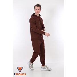 Костюм спортивний чоловічий SB500 brown р.M-2XL "Sabihina" недорого оптом від прямого постачальника