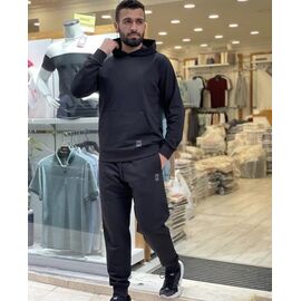 Костюм спортивний чоловічий SB502 black р.M-2XL "Sabihina" недорого оптом від прямого постачальника