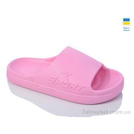Шльопанці жіночі полегшені Літо N107 рожевий (8 пар р.36-41) "Inblue" недорого оптом від прямого постачальника