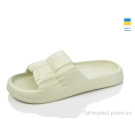 Шльопанці жіночі полегшені Літо Ірис оливка (8 пар р.36-41) "Inblue" недорого оптом від прямого постачальника