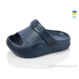 Фотография Шлепки детские летние Лето H8 т.синій (6 пар р.18-23) "SANLIN 2" недорого оптом от прямого поставщика