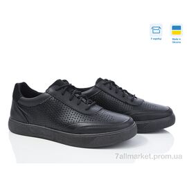 Фотография Кроссовки мужские модные Весна/осень 3302 чорний-old (6 пар р.41-45) "Paolla" недорого оптом от прямого поставщика