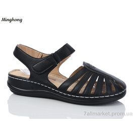 Фотография Босоножки женские летние Лето 801-1 (8 пар р.37-42) "Minghong" недорого оптом от прямого поставщика