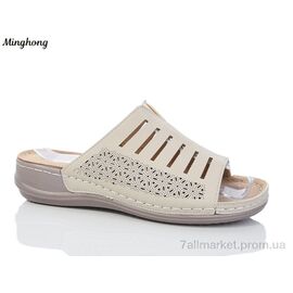 Шльопанці жіночі полегшені Літо 2334-3 (8 пар р.37-42) "Minghong" недорого оптом від прямого постачальника
