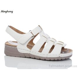 Босоніжки жіночі літні Літо 329-2 (8 пар р.37-42) "Minghong" недорого оптом від прямого постачальника