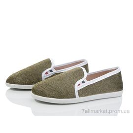 Фотография Балетки женские удобные Лето Балетка золотий (8 пар р.36-40) "Makers Shoes" недорого оптом от прямого поставщика