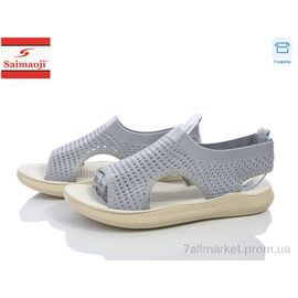 Фотография Босоножки женские летние Лето F121-2 (8 пар р.37-42) "Saimaoji" недорого оптом от прямого поставщика