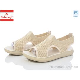 Фотография Босоножки женские летние Лето F121-10 (8 пар р.37-42) "Saimaoji" недорого оптом от прямого поставщика