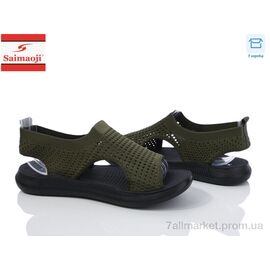 Фотография Босоножки женские летние Лето F121-16 (8 пар р.37-42) "Saimaoji" недорого оптом от прямого поставщика