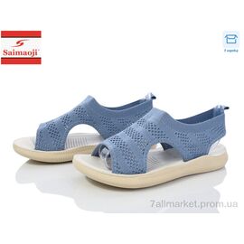 Фотография Босоножки женские летние Лето F122-5 (8 пар р.37-42) "Saimaoji" недорого оптом от прямого поставщика