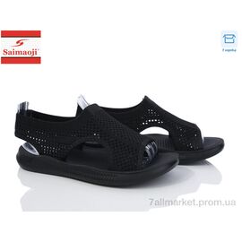 Фотография Босоножки женские летние Лето F129-1 (8 пар р.37-42) "Saimaoji" недорого оптом от прямого поставщика