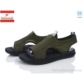 Фотография Босоножки женские летние Лето F129-16 (8 пар р.37-42) "Saimaoji" недорого оптом от прямого поставщика