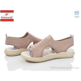 Фотография Босоножки женские летние Лето F130-15 (8 пар р.37-42) "Saimaoji" недорого оптом от прямого поставщика