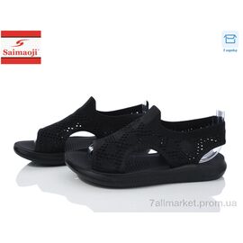 Фотография Босоножки женские летние Лето F132-1 (8 пар р.37-42) "Saimaoji" недорого оптом от прямого поставщика