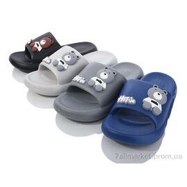 Фотография Шлепки детские летние Лето S651 mix (12 пар р.36-41) "Family" недорого оптом от прямого поставщика