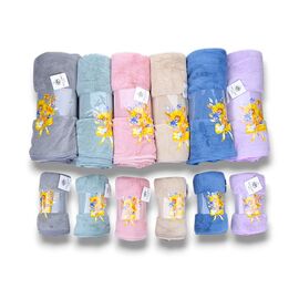 Фотография Полотенце 66223 mix (10285) р.70*140 "Obuv OK2" недорого оптом от прямого поставщика