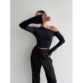 Фотография Топ женский 5135 black р.42-48 "BONJOUR" недорого оптом от прямого поставщика