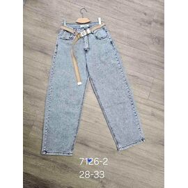 Джинси жіночі 7126-2 l.grey р.28-33 "Vingvgs" недорого оптом від прямого постачальника