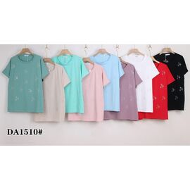 футболка жіноча KF-DA1510 mix р.62-70 "Annet" недорого оптом від прямого постачальника