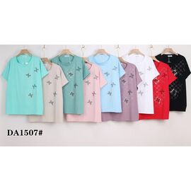 футболка жіноча KF-DA1507 mix р.62-70 "Annet" недорого оптом від прямого постачальника