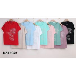 футболка жіноча KF-DA1505 mix р.62-70 "Annet" недорого оптом від прямого постачальника