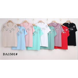 футболка жіноча KF-DA1501 mix р.62-70 "Annet" недорого оптом від прямого постачальника