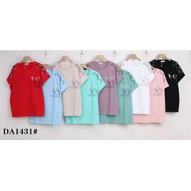 футболка жіноча KF-DA1431 mix р.58-65 "Annet" недорого оптом від прямого постачальника