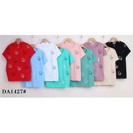 футболка жіноча KF-DA1427 mix р.58-65 "Annet" недорого оптом від прямого постачальника