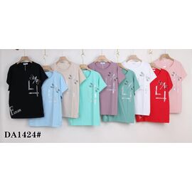 футболка жіноча KF-DA1424 mix р.58-65 "Annet" недорого оптом від прямого постачальника