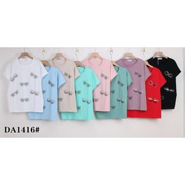 футболка жіноча KF-DA1416 mix р.58-65 "Annet" недорого оптом від прямого постачальника