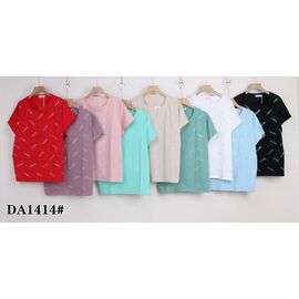 футболка жіноча KF-DA1414 mix р.58-65 "Annet" недорого оптом від прямого постачальника