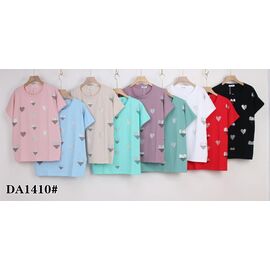 футболка жіноча KF-DA1410 mix р.58-65 "Annet" недорого оптом від прямого постачальника