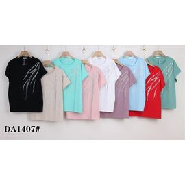 футболка жіноча KF-DA1407 mix р.58-65 "Annet" недорого оптом від прямого постачальника