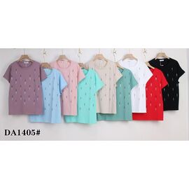 футболка жіноча KF-DA1405 mix р.58-65 "Annet" недорого оптом від прямого постачальника