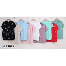 футболка жіноча KF-DA1401 mix р.58-65 "Annet" недорого оптом від прямого постачальника