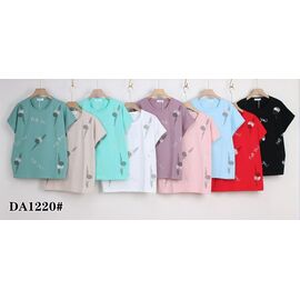 футболка жіноча KF-DA1220 mix р.54-62 "Annet" недорого оптом від прямого постачальника