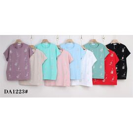 футболка жіноча KF-DA1223 mix р.54-62 "Annet" недорого оптом від прямого постачальника