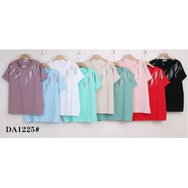 футболка жіноча KF-DA1225 mix р.54-62 "Annet" недорого оптом від прямого постачальника