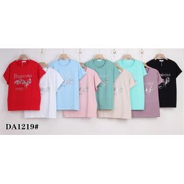 футболка жіноча KF-DA1219 mix р.54-62 "Annet" недорого оптом від прямого постачальника