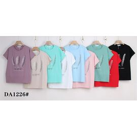 футболка жіноча KF-DA1226 mix р.54-62 "Annet" недорого оптом від прямого постачальника