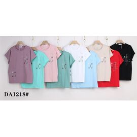 футболка жіноча KF-DA1218 mix р.54-62 "Annet" недорого оптом від прямого постачальника