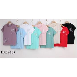 футболка жіноча KF-DA1210 mix р.54-62 "Annet" недорого оптом від прямого постачальника