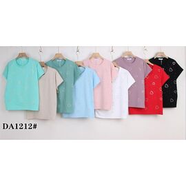 футболка жіноча KF-DA1212 mix р.54-62 "Annet" недорого оптом від прямого постачальника