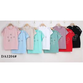 футболка жіноча KF-DA1204 mix р.54-62 "Annet" недорого оптом від прямого постачальника