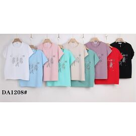 футболка жіноча KF-DA1208 mix р.54-62 "Annet" недорого оптом від прямого постачальника