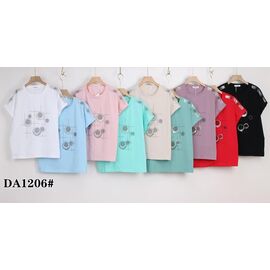 футболка жіноча KF-DA1206 mix р.54-62 "Annet" недорого оптом від прямого постачальника