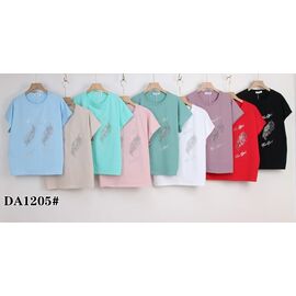 футболка жіноча KF-DA1205 mix р.54-62 "Annet" недорого оптом від прямого постачальника