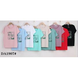 футболка жіноча KF-DA1907 mix р.58-65 "Annet" недорого оптом від прямого постачальника